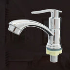 Modern Bathroom Faucet Chrome Knob Handle with Water Hose Basin Faucet