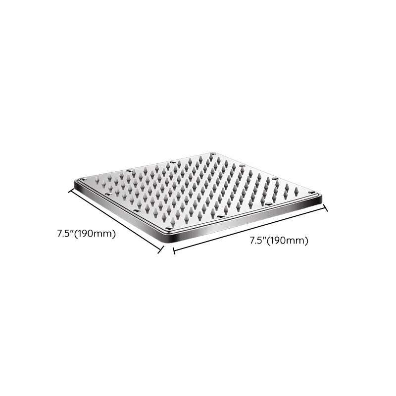 Contemporary Showerhead Combination Dual Showerhead Stainless Steel Wall-Mounted Showerhead