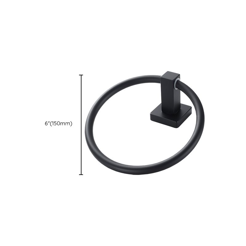 Traditional Bathroom Accessories Set Black Towel Ring Bathroom Shelf Bathroom Accessories Set