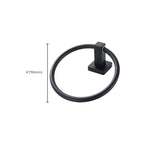 Traditional Bathroom Accessories Set Black Towel Ring Bathroom Shelf Bathroom Accessories Set