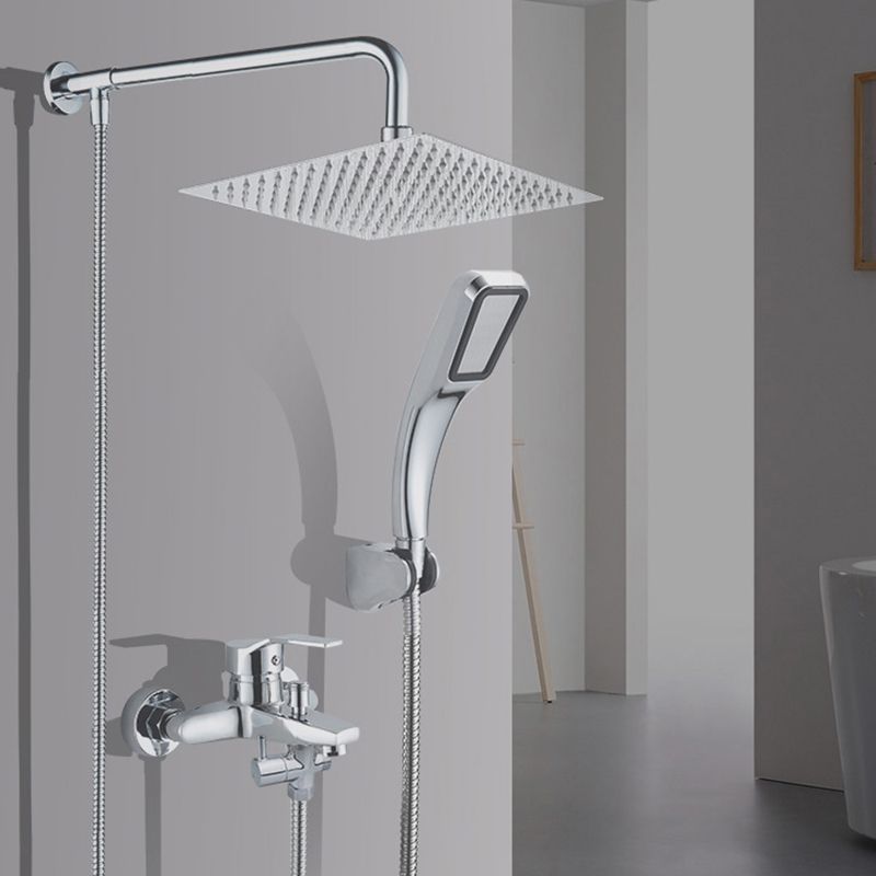 Modern Shower Head Combination Double Shower Head Stainless Steel Wall Mounted Shower Head