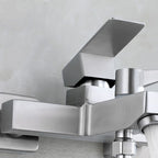 Modern Bathtub Faucet Mounting Kit 304 Stainless Steel Wall Mount Bathroom Faucet