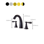 Traditional Roman Bathtub Faucet Set Copper Fixed Deck Mount with Handles