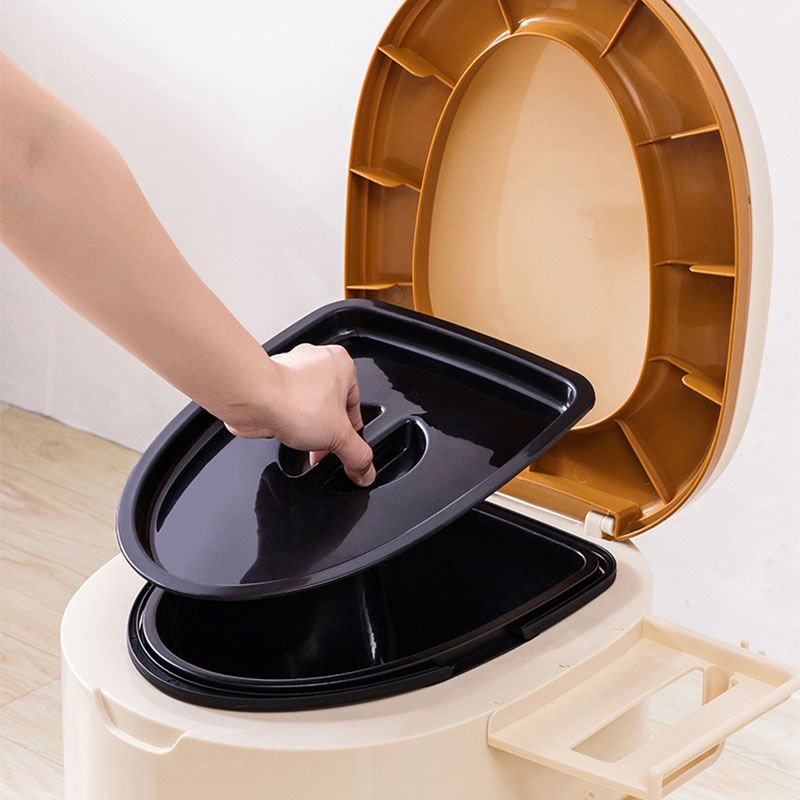 Floor-mounted Plastic WC One-piece WC Modern Toilet Bowl