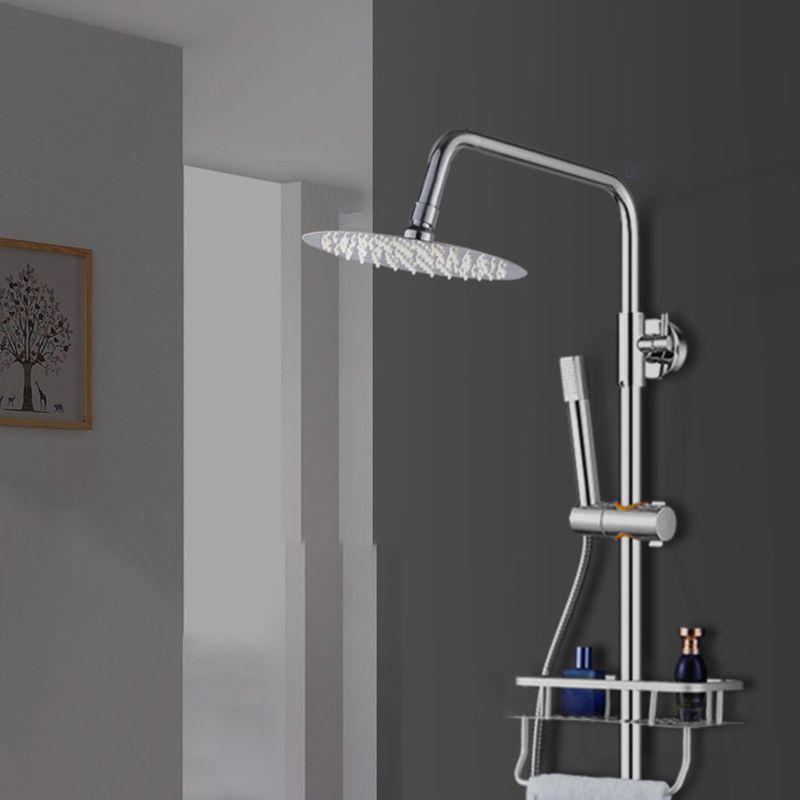Modern Shower Head Combination Double Shower Head Stainless Steel Wall Mounted Shower Head