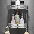 Contemporary Metal Bathroom Accessories Hardware Set with Bathroom Shelf
