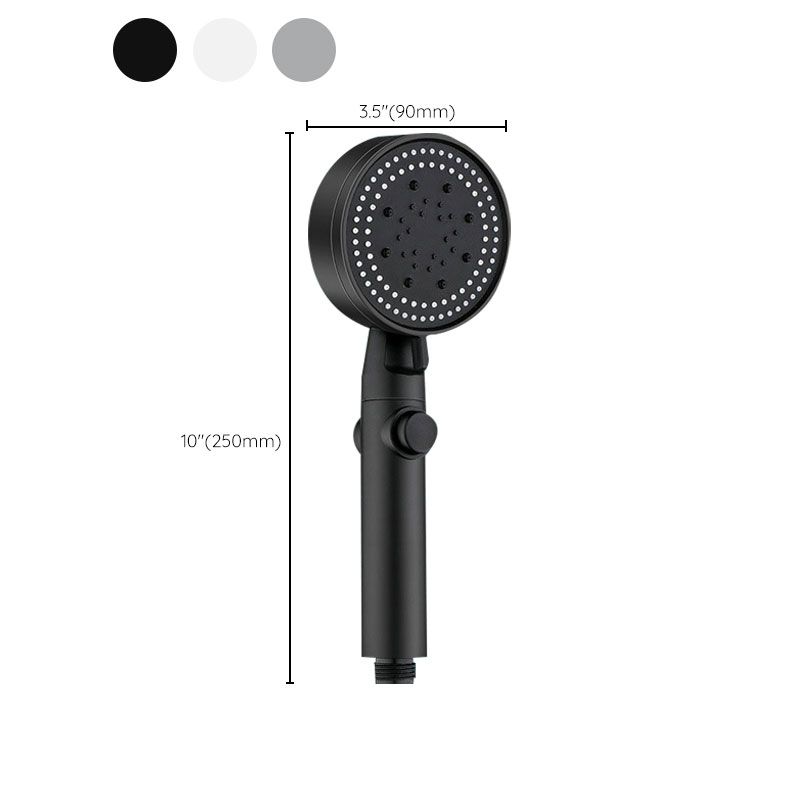 Contemporary Showerhead Combination Handheld Shower Plastic Wall Mount Round Showerhead