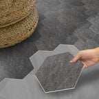 Peel and Stick Vinyl Floor Matte Stone Look Vinyl Floor