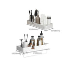 White Bathroom Set Modern 1/2/3 - Pieces Stainless Steel Bathroom Shelf