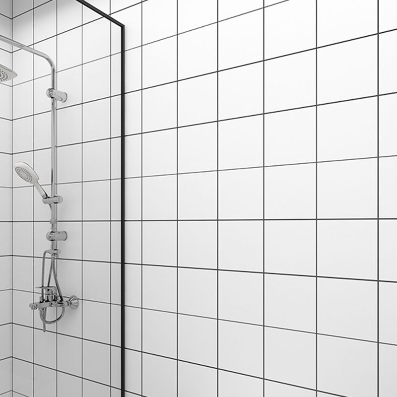Grid Mosaic Peel & Stick Tile Waterproof Wallpaper for Back Wall