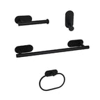 Stainless Steel Bath Set Modern Style Simple Bathroom Accessories Set
