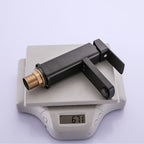 Industrial Bathroom Faucet Stainless Steel Lever Handles with Water Hose Sink Faucet