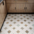 Matt-gloss Vinyl flooring Self-adhesive PVC vinyl flooring with square edge