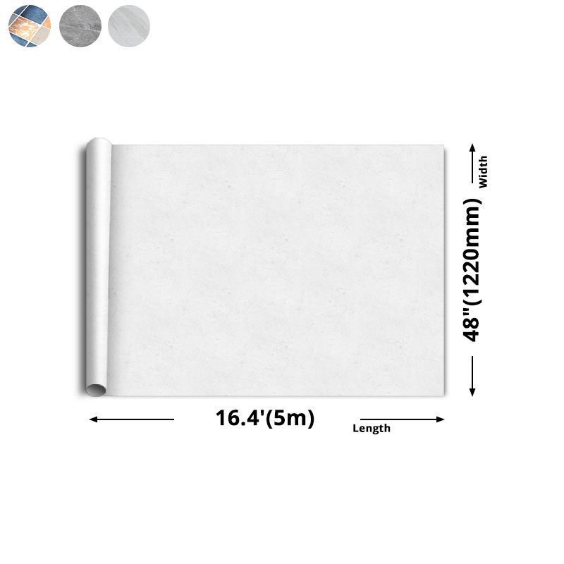 Modern PVC flooring with marble pattern, Peel & Stick vinyl floor planks