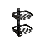 Modern Bathroom Accessory Set Shelf Black/Silver/Grey Bathroom Accessories Set