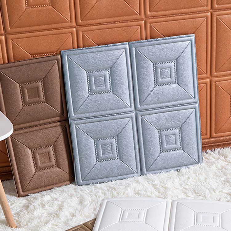 Beautiful Style Wall Panel 3D Print Bathroom Living Room Wall Panels with Padding