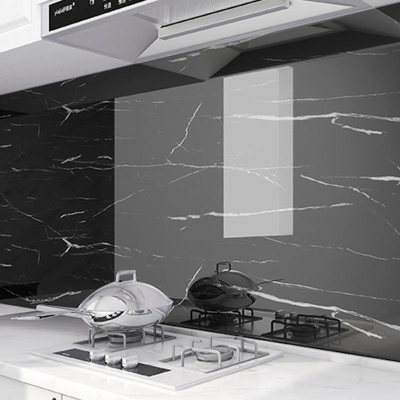 23.6" Rectangular Single Plate PVC Peel and Stick Tile for the Kitchen