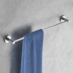 Polished Chrome Modern Bathroom Accessories Set with Towel Bar/Paper Holder