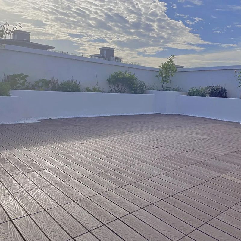 Striped Pattern Patio Tiles Laying Pattern Square Deck Board Outdoor Patio