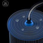 Modern adjustable swivel shower head metal shower fixture on the wall