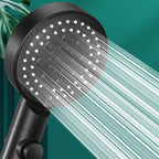 Modern Handheld Supercharged Showerhead Round Turbo Spray Head