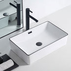 Modern porcelain floor washbasin Rectangular washbasin for the bathroom