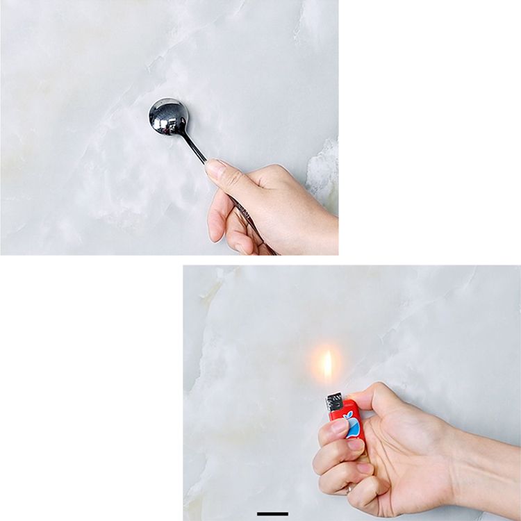Modern Pearl Wall Bowl PVC Wall Access Plate Peel and Adhesion Tin Plate