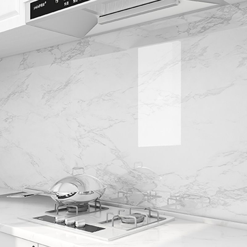 23.6" Rectangular Single Plate PVC Peel and Stick Tile for the Kitchen