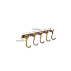 Traditional Bathroom Accessory Set Gold Paper Holder Bathroom Set