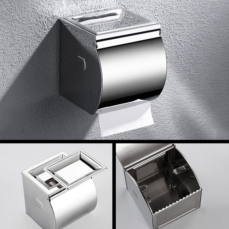 Modern Stainless Steel Bathroom Shelf Paper Holder Bathroom Accessory Set