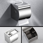 Modern Stainless Steel Bathroom Shelf Paper Holder Bathroom Accessory Set