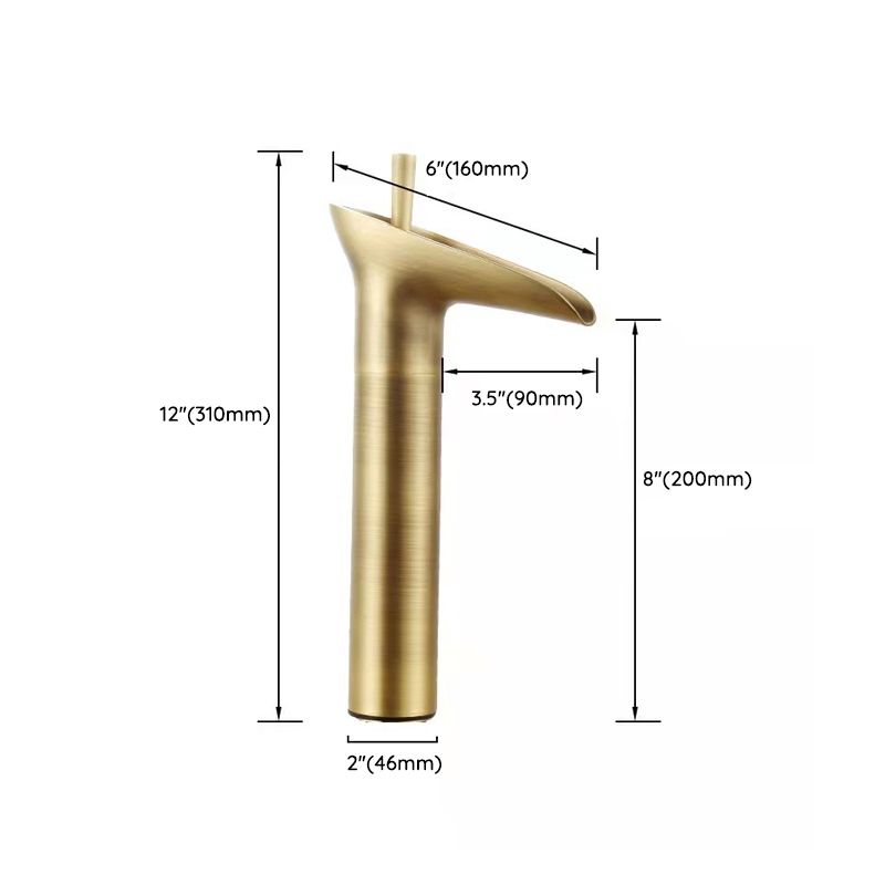 Round Single Handle Faucet Country Style Sink Mixer