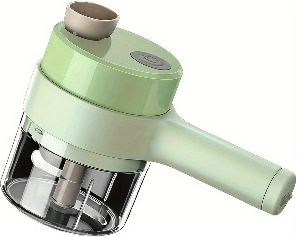 SnijGemak 4-in-1 Electric Vegetable Slicer – Rechargeable & With Collection Bin