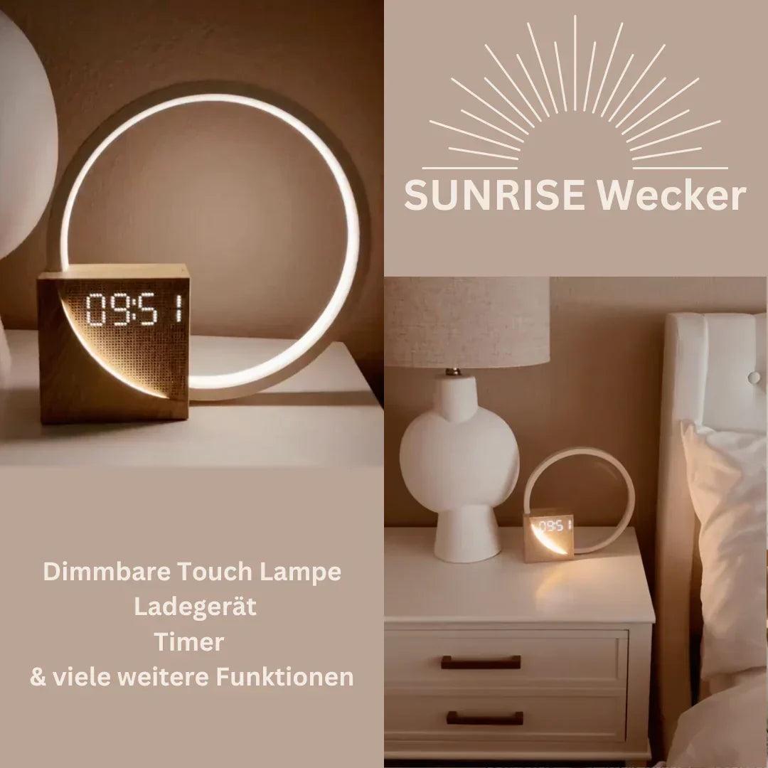 Natural Alarm Clock Simulating Sunrise