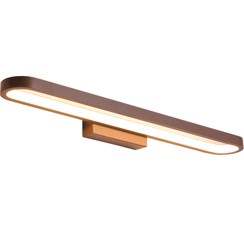 Leigh modern wall light linear, Gold, Bedroom/Bathroom, Metal