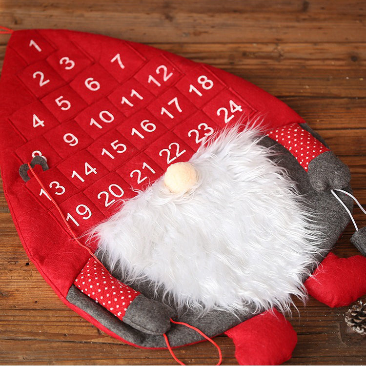 Santa Pendant Christmas Countdown Calendar - Christmas Gift