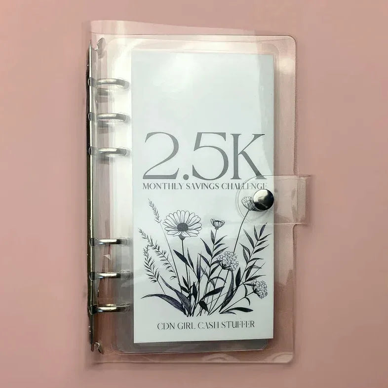 12-Month Envelopes Money-Saving Challenges Binder