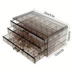 EleganceBox - Luxury Jewelry Organizer with 72 Compartments