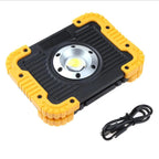Rechargeable LED Construction Spotlight – Portable Work Light with USB and Durable Housing