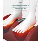 Luxury Shiatsu foot massager with heat function | 12 3D massage balls & timer