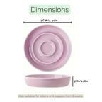 Ceramic Anti-Choke Feeding Bowl – Slow Feeder for Cats and Dogs