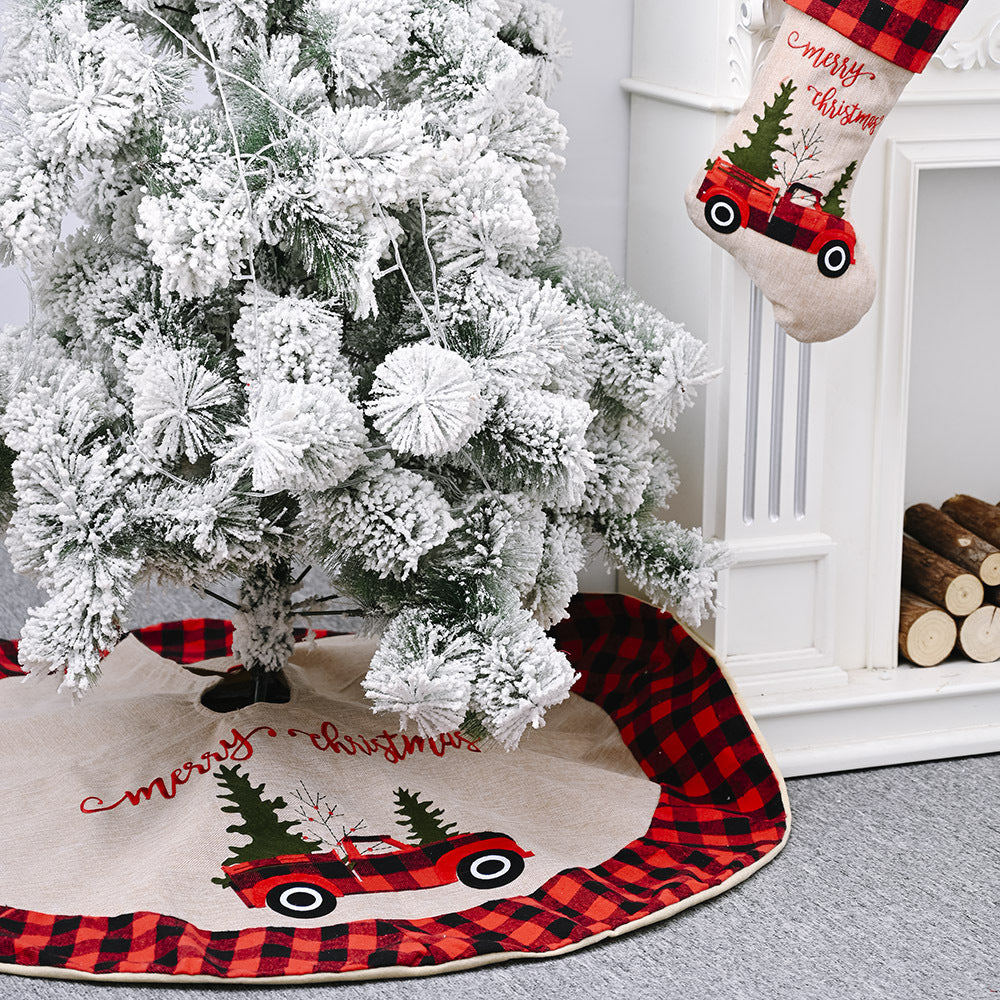 Plaid Christmas Tree Skirt