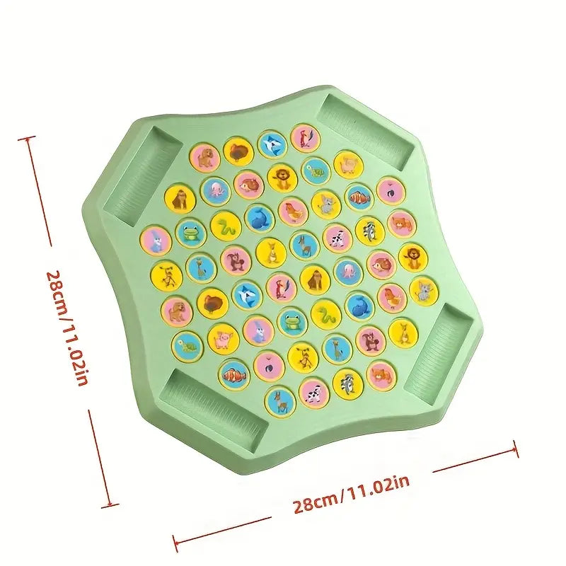Animal Coin Memory Game Board