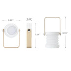Lantern lamp night light creative foldable portable LED table lamp