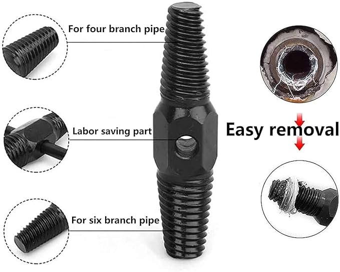 Precision Carbon Steel Screw Extractor Set
