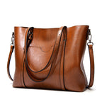 Stylish leather handbag with handcrafted details