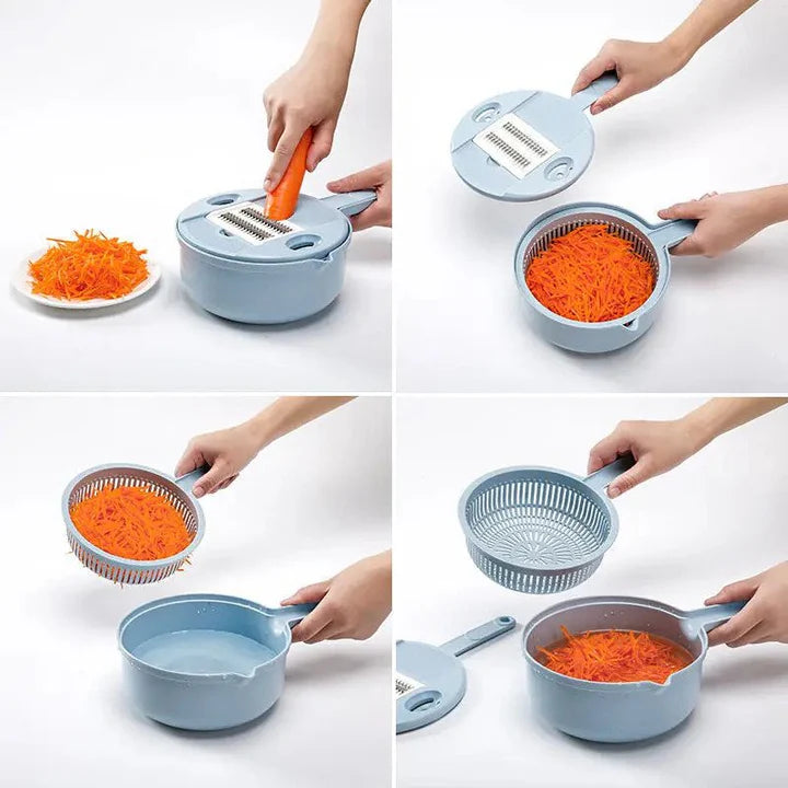 ChopMaster 3-in-1 Vegetable Cutter - Slice, Chop & Mince
