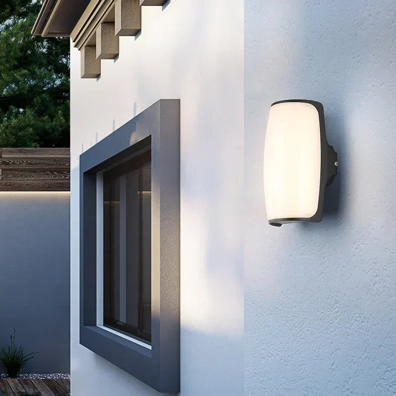 Outdoor Wall Lamp LED Waterproof IP65 Black Modern