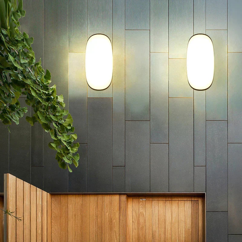 Outdoor Wall Lamp LED Waterproof IP65 Black Modern