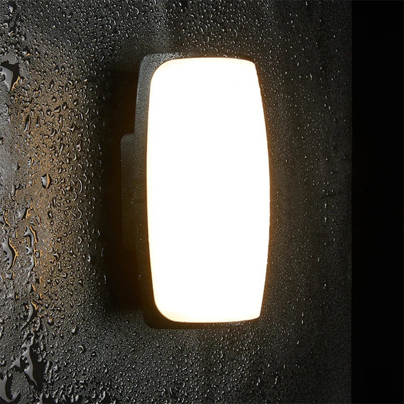 Outdoor Wall Lamp LED Waterproof IP65 Black Modern
